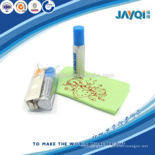 cleaning set including spray and microfiber cloth